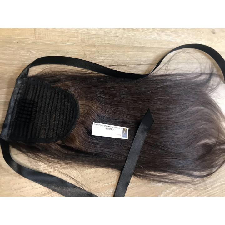 Coda di cavallo, Ponytail capelli veri remy  Mossi colore naturale