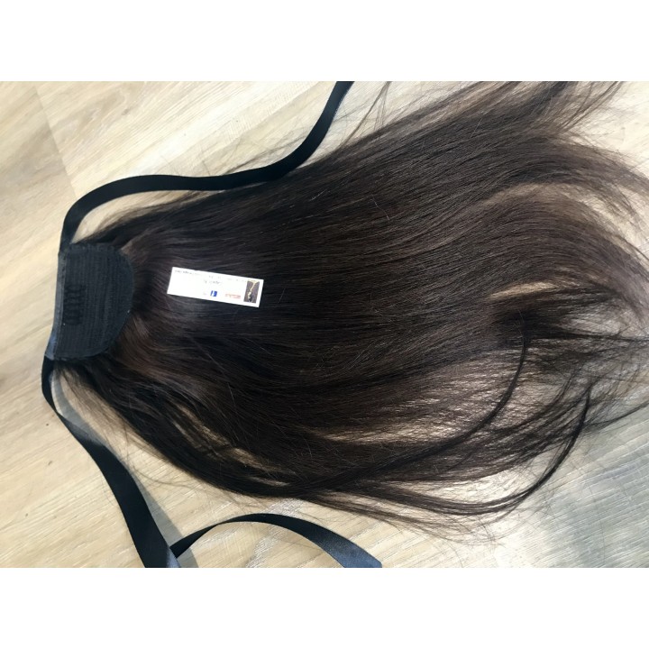 Coda di cavallo, Ponytail capelli veri remy  Mossi colore naturale