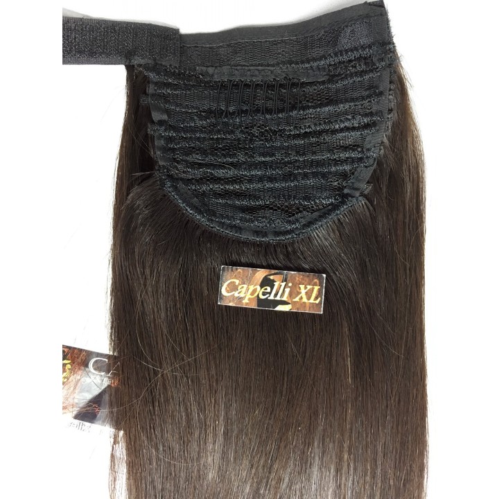 Coda di cavallo, Ponytail capelli veri remy  Mossi colore naturale