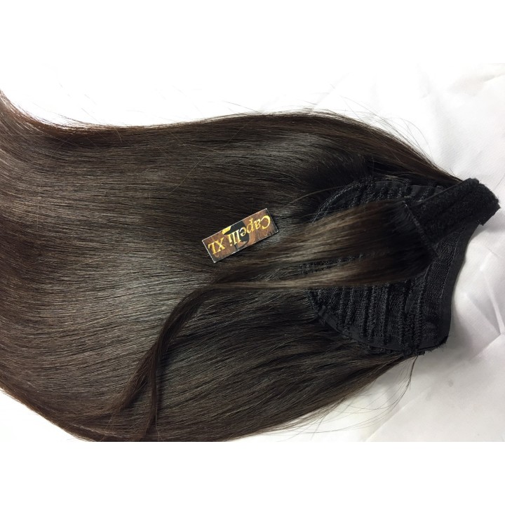 Coda di cavallo, Ponytail capelli veri remy  Mossi colore naturale