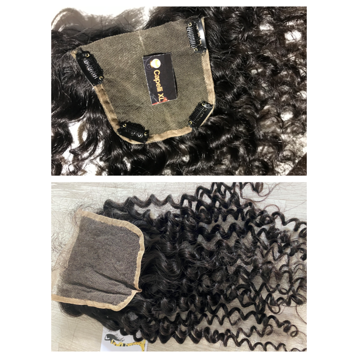 Top closure capelli veri ricci