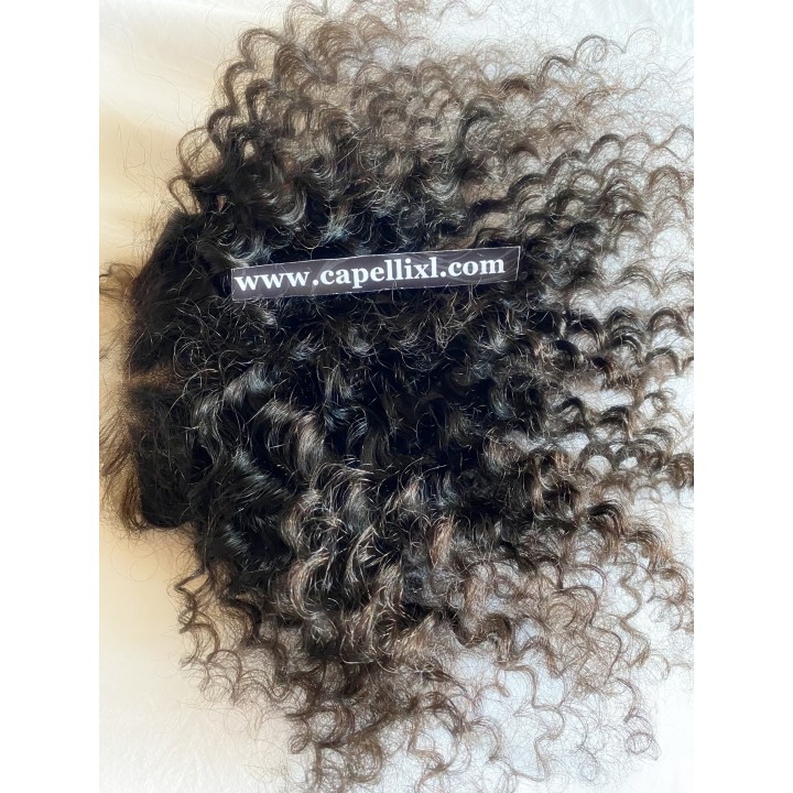 Toupet, Chiusura con clip Capelli veri remy Top closure  vari colori