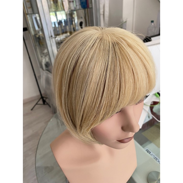 Toupet XL da donna con clip capelli veri remy  Europei calotta di 10cm