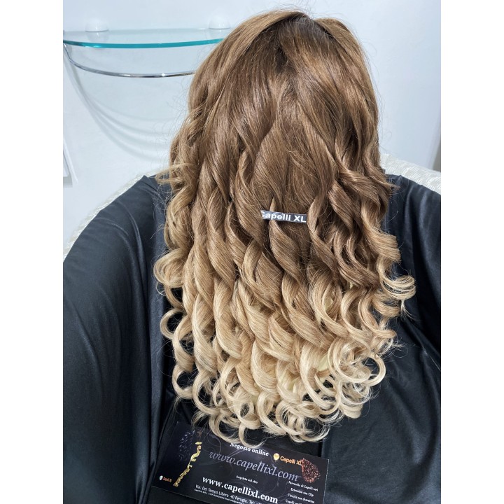 Parrucca 100% capelli veri remy  Front lace Brasiliani colore sfumato