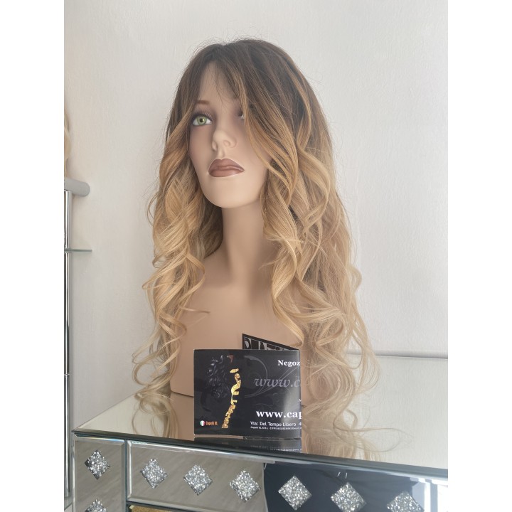 Parrucca capelli veri Remy Europei Colore biondo freddo