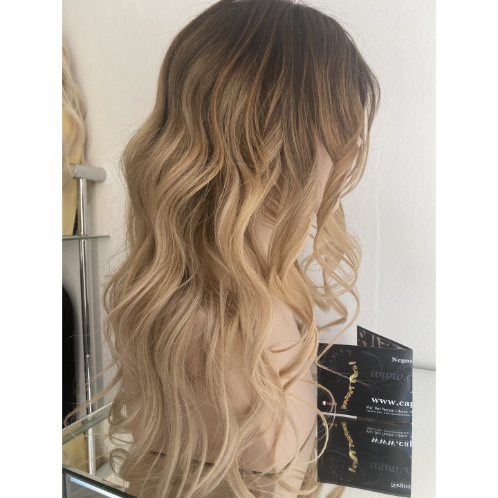 Parrucca capelli veri Remy Europei Colore biondo freddo