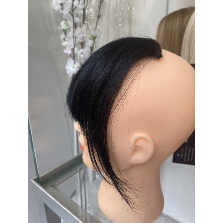 Frangetta molto folta con clip capelli umani
