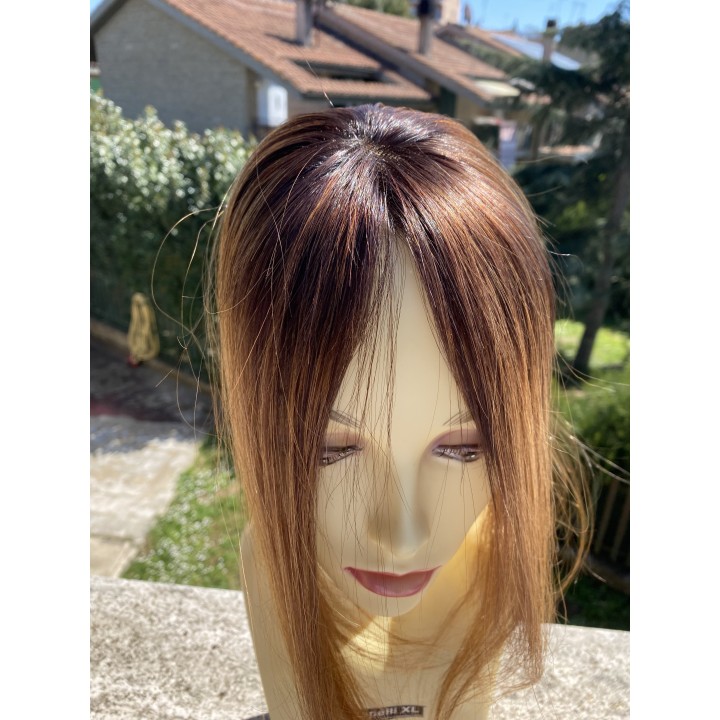 Toupet, Chiusura con clip Capelli veri remy Top closure Colore sfumato