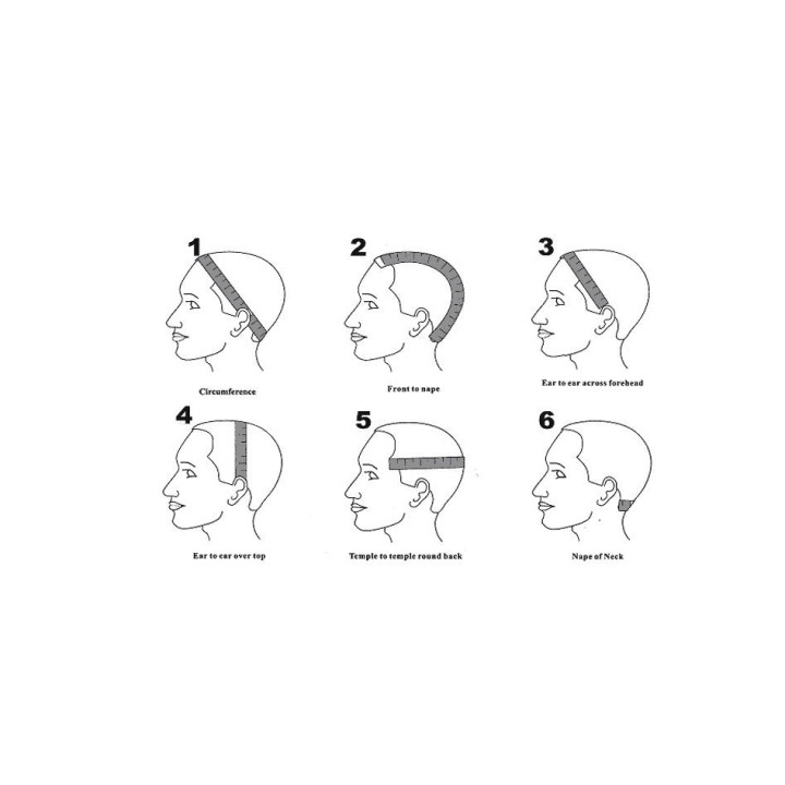 Parrucca di capelli veri Remy Parrucca su misura taglio medio scalato