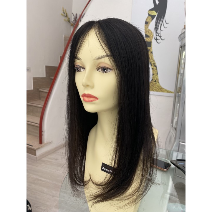 Toupet Infoltitore Monofilamento Capelli Veri | Capelli XL