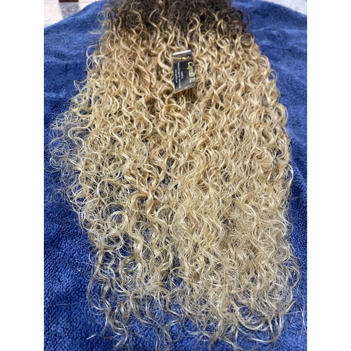 Extension clip Capelli veri Remy Brasiliani Riccissimi Biondo balayage