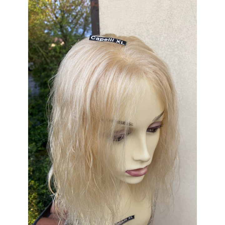 Parrucca 100%  capelli veri remy umani Biondo platino capelli Europei
