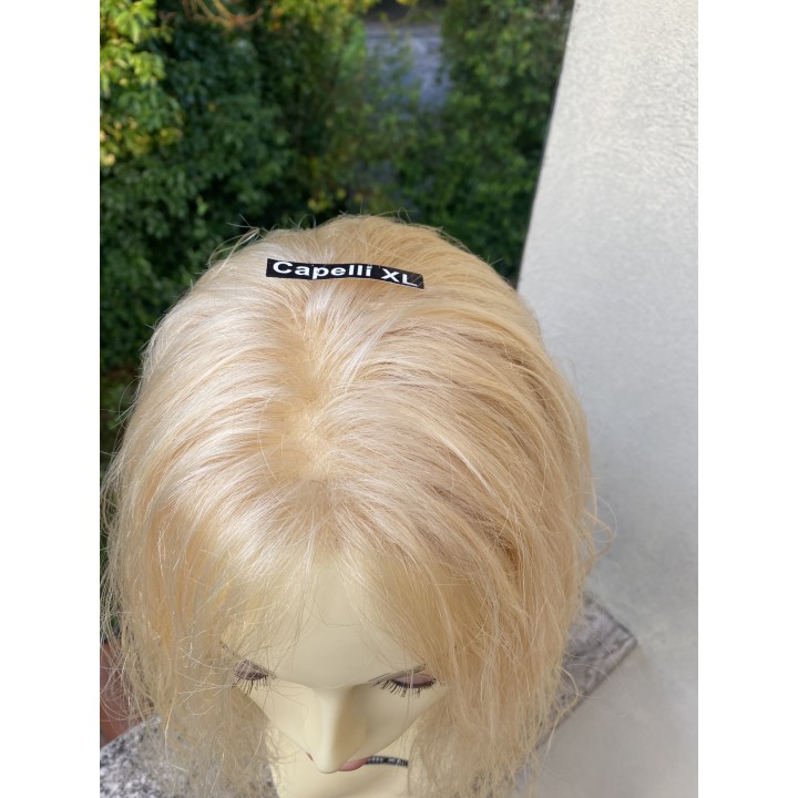 Parrucca 100%  capelli veri remy umani Biondo platino capelli Europei