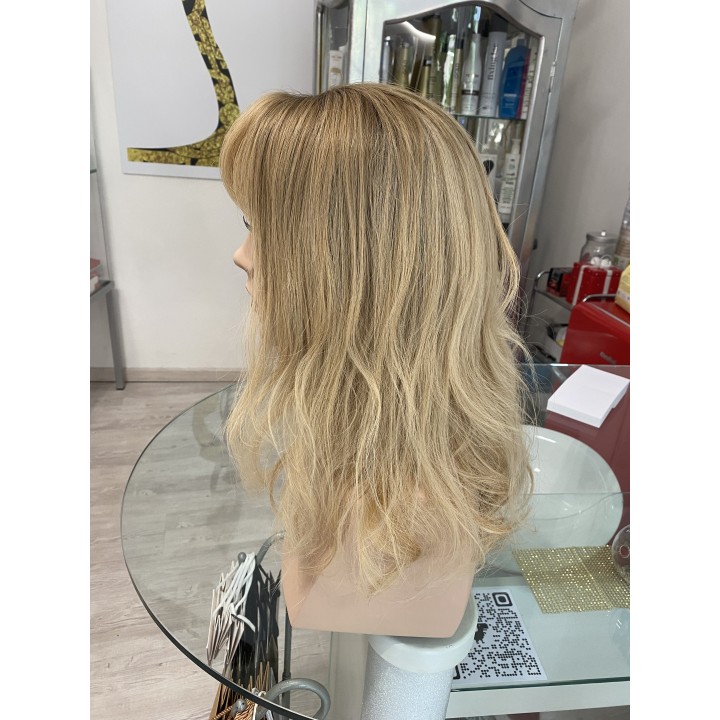 Mezza Parrucca Toupet Infoltitore con clip capelli veri remy
