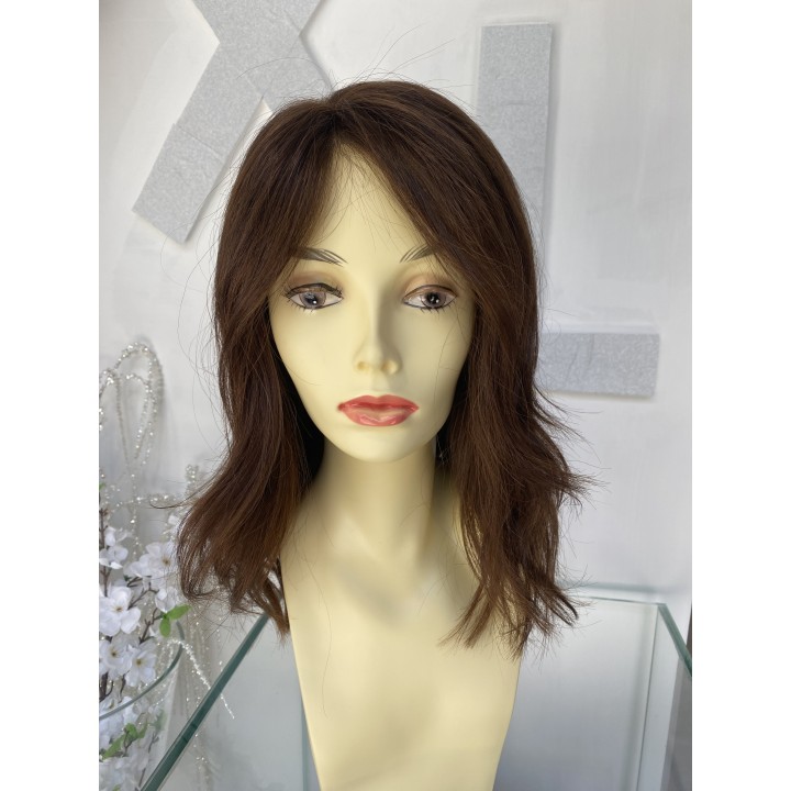 Parrucca di capelli veri Remy lisci Mossi o Ricci capelli brasiliani