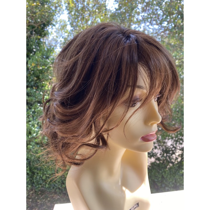 Parrucca di capelli veri Remy taglio scalato su capelli brasiliani