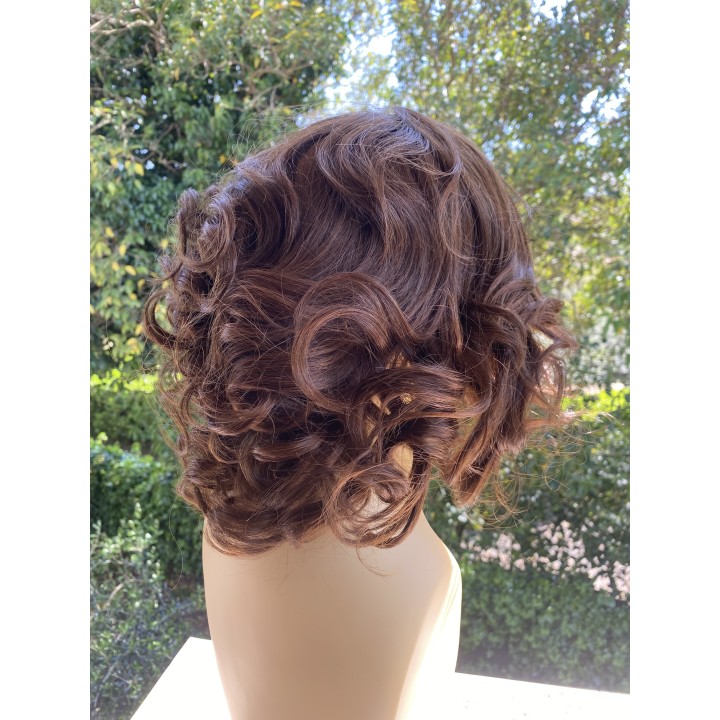 Parrucca di capelli veri Remy taglio scalato su capelli brasiliani