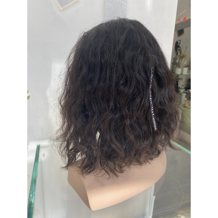 Parrucca di capelli veri Remy taglio scalato su capelli brasiliani