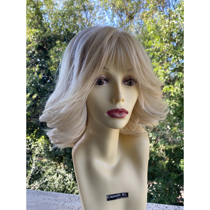 Parrucca 100%  capelli veri remy umani Biondo platino capelli Europei