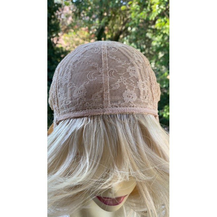 Parrucca 100%  capelli veri remy umani Biondo platino capelli Europei