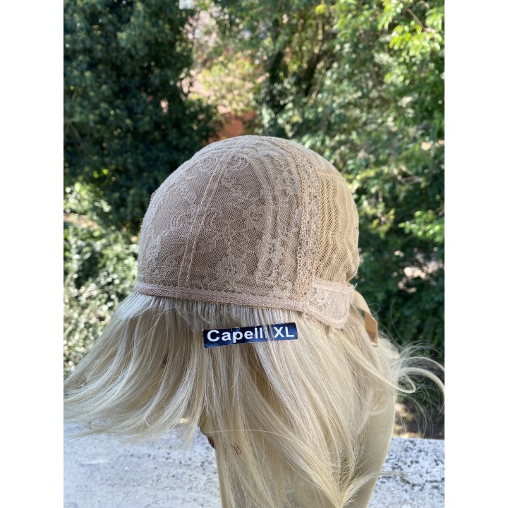 Parrucca 100%  capelli veri remy umani Biondo platino capelli Europei