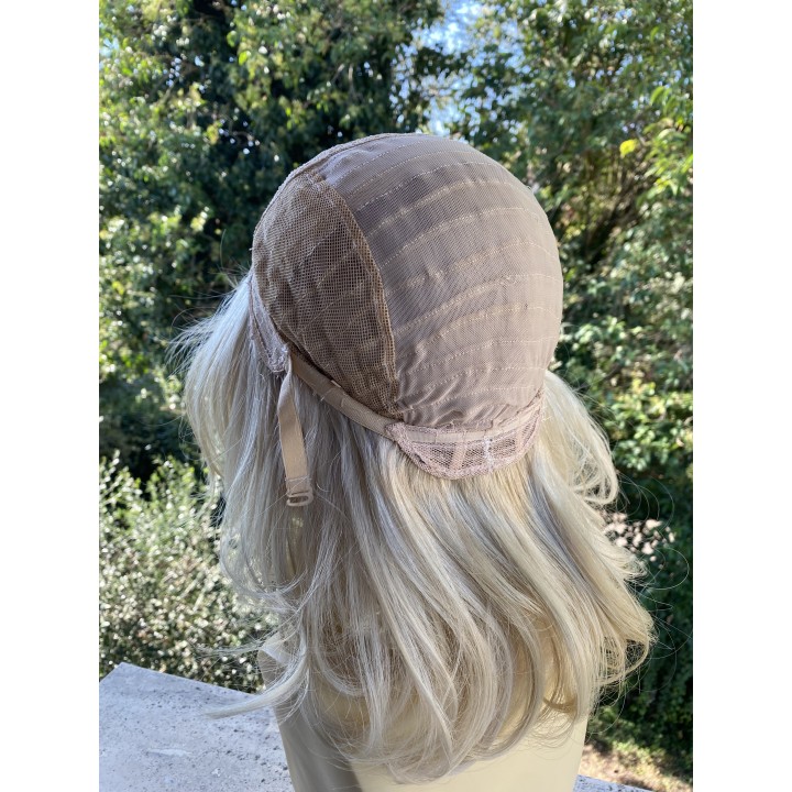 Parrucca 100%  capelli veri remy umani Biondo platino capelli Europei