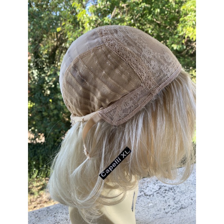 Parrucca 100%  capelli veri remy umani Biondo platino capelli Europei