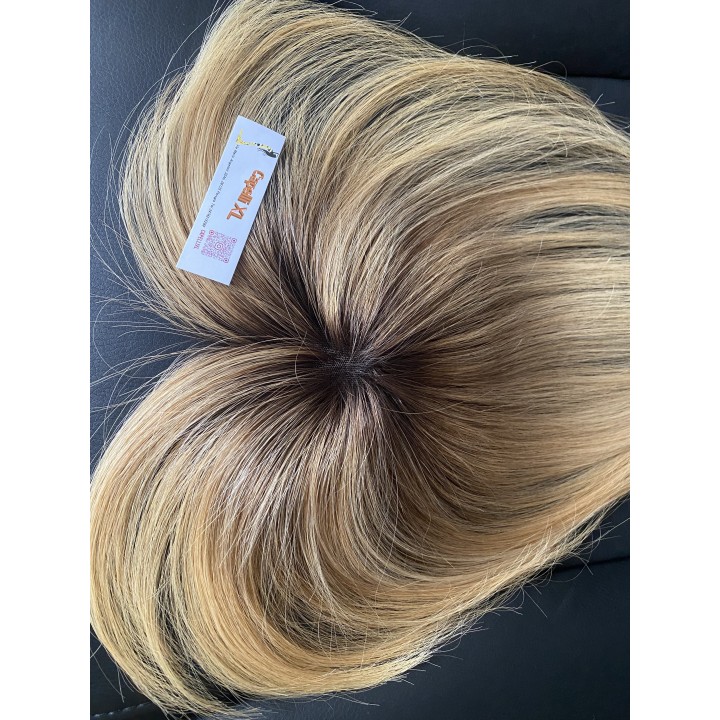 Toupet Modello 1333 Colore sfumato con Clip | Capelli XL