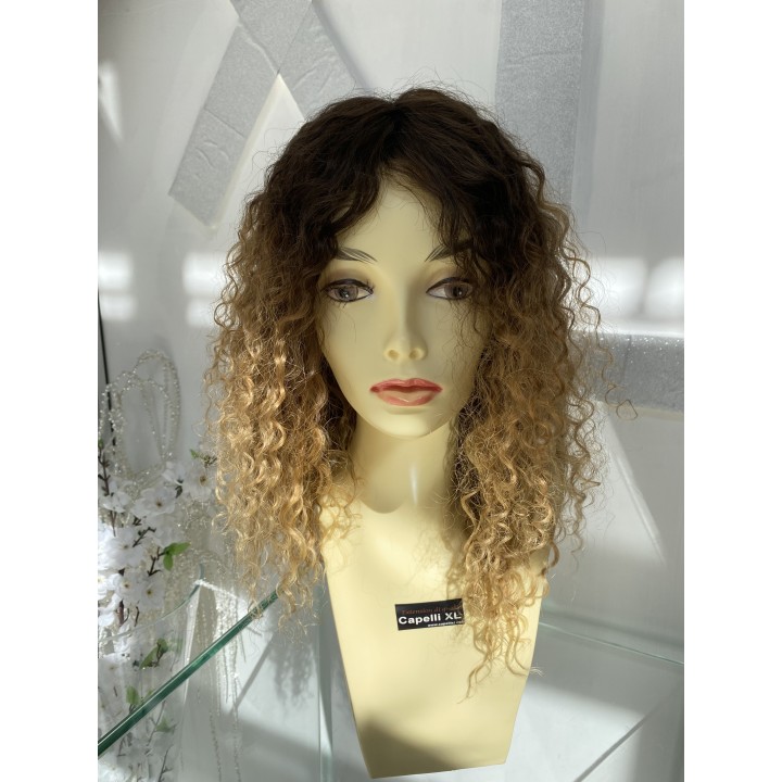 Parrucca su misura capelli veri Remy vergini brasiliani Capelli ricci