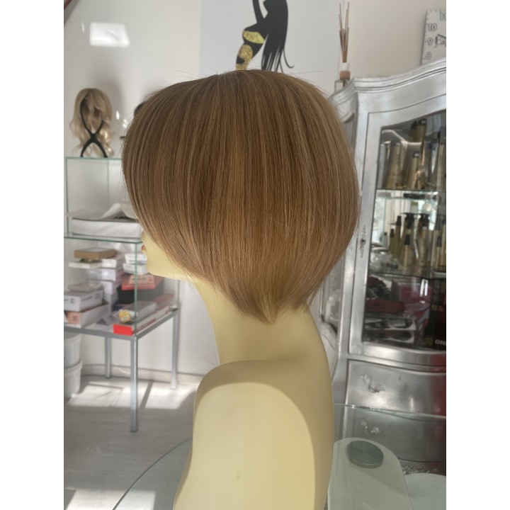 Toupet biondo infoltimento con clip capelli veri remy capelli europei