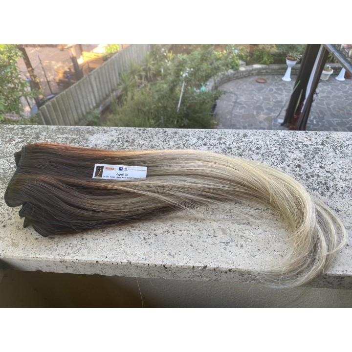 Capelli veri remy cuciti balayage sfumati capelli Indiani Balayage
