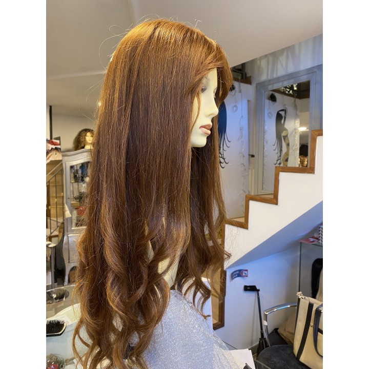 Parrucca di capelli veri remy Mono filamento totale full lace