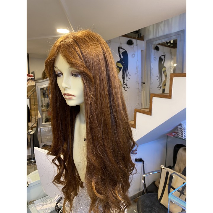 Parrucca di capelli veri remy Mono filamento totale full lace