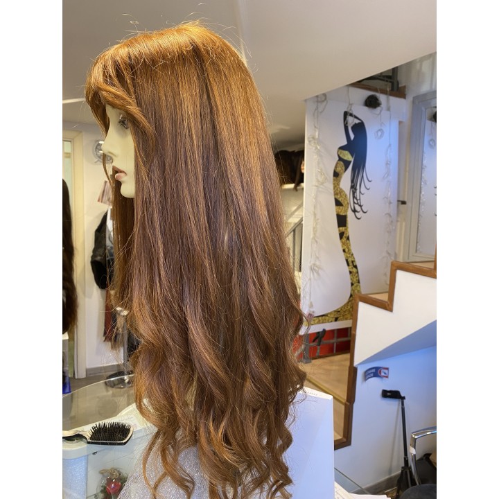 Parrucca di capelli veri remy Mono filamento totale full lace