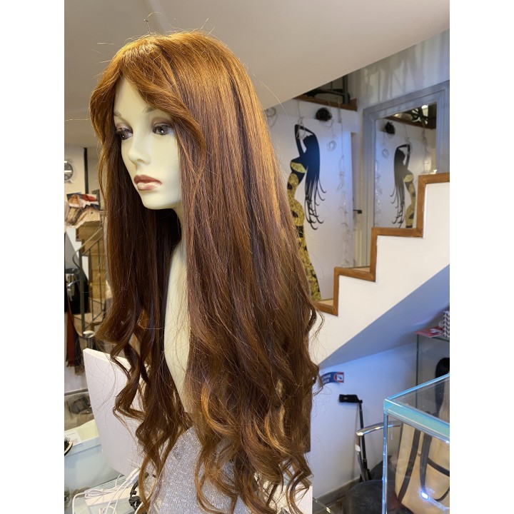 Parrucca di capelli veri remy Mono filamento totale full lace