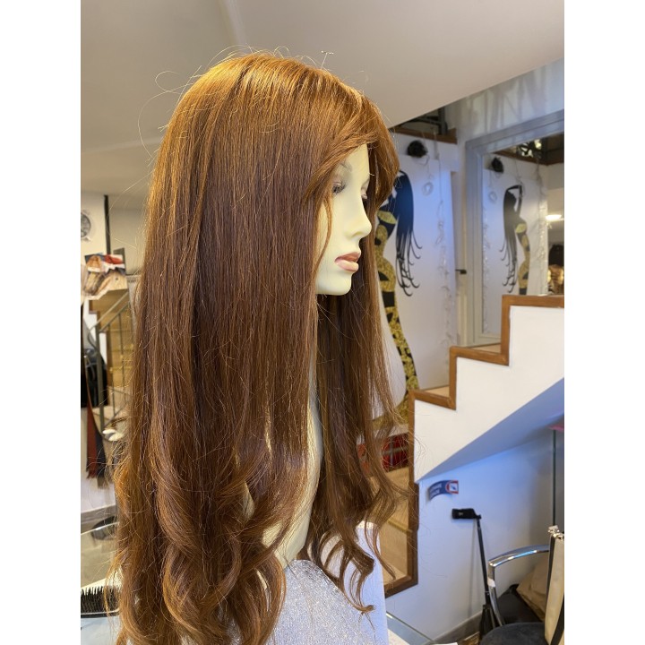Parrucca di capelli veri remy Mono filamento totale full lace