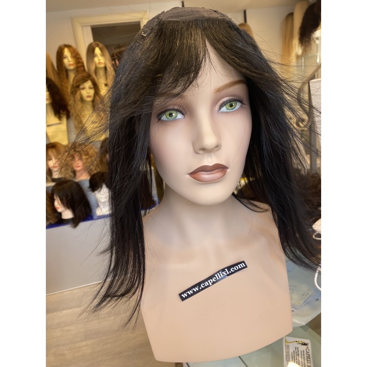 Toupet Modello 1305 | Infoltitore Artigianale in Capelli Veri Remy | Capelli XL