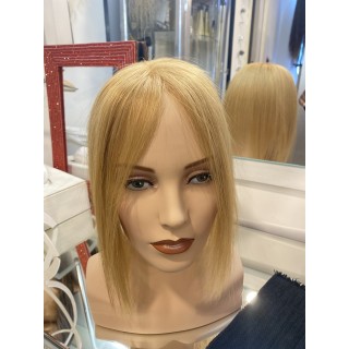 Toupet XL da donna con clip capelli veri remy  Europei calotta di 8 x 13 cm