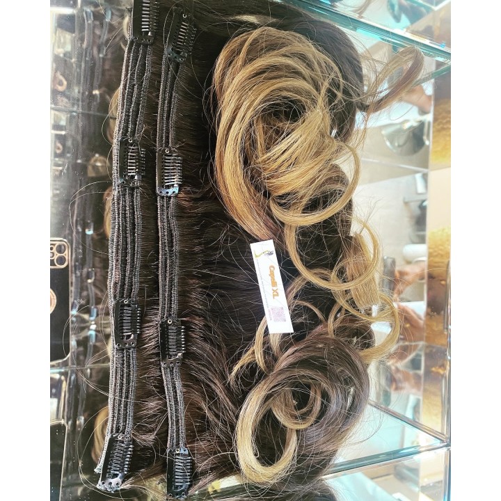 Extension XL di capelli veri remy Indiani Colore balayage