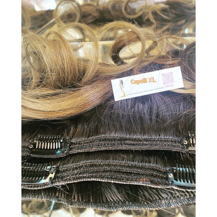 Extension XL di capelli veri remy Indiani Colore balayage