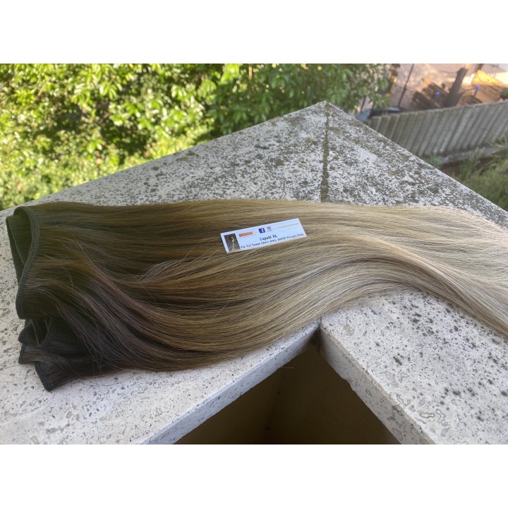 Capelli veri remy cuciti balayage sfumati capelli Indiani Balayage