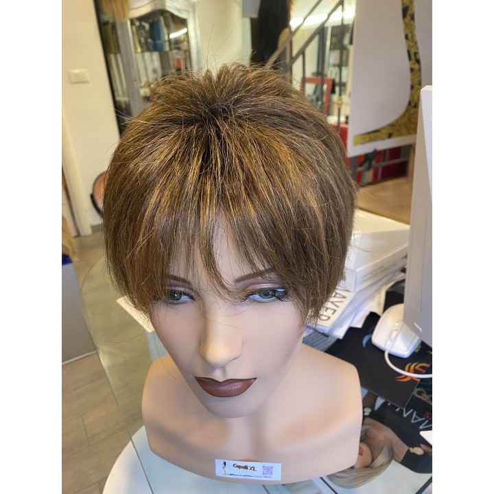Parrucca Full Lace Bionda semi-sintetica taglio corto