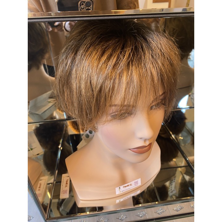 Parrucca Full Lace Bionda semi-sintetica taglio corto