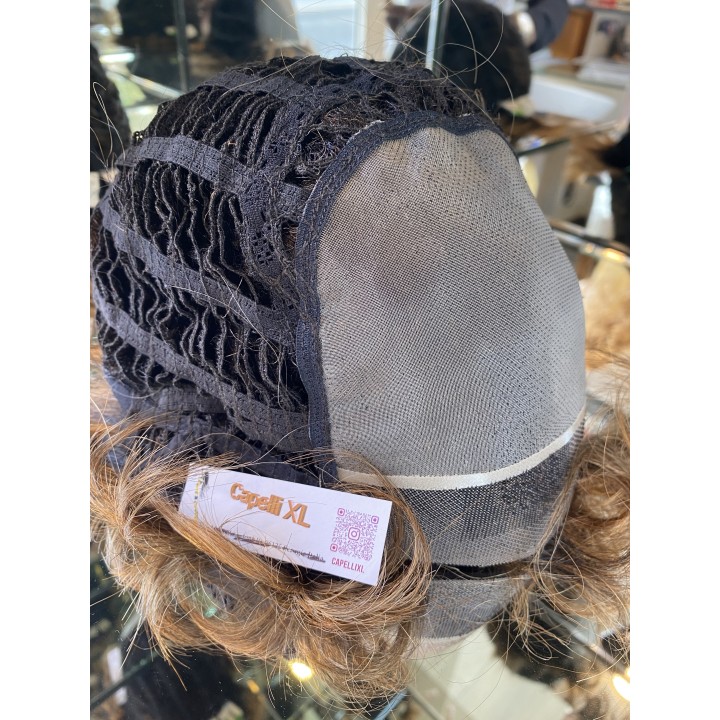 Parrucca Full Lace Bionda semi-sintetica taglio corto