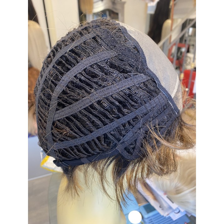Parrucca Full Lace Bionda semi-sintetica taglio corto