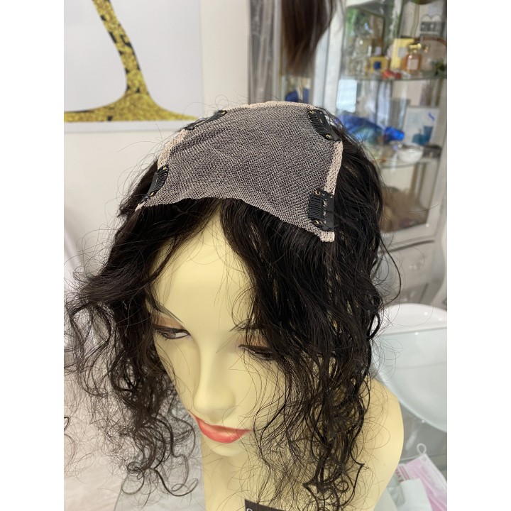 Toupet, Chiusura con clip Capelli veri remy Top closure  vari colori