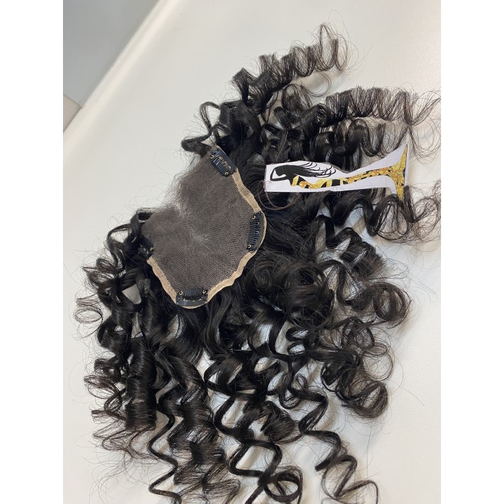 Toupet, Chiusura con clip Capelli veri remy Top closure  vari colori