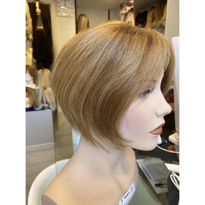 Toupet XL da donna con clip capelli veri remy  Europei calotta di 12 x 16 cm