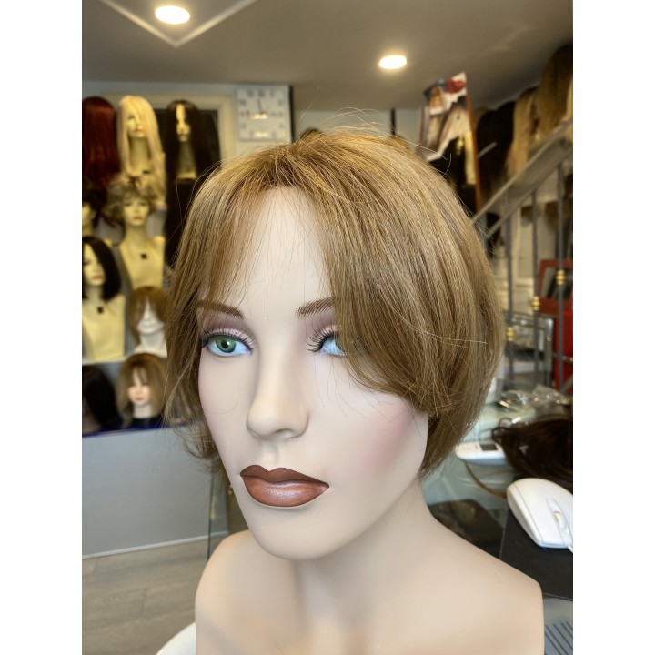 Toupet XL da donna con clip capelli veri remy  Europei calotta di 12 x 16 cm