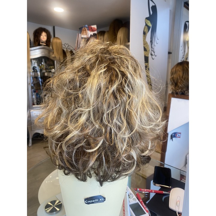 Parrucca sintetica Capelli artificiali capelli lunghi colore biondo